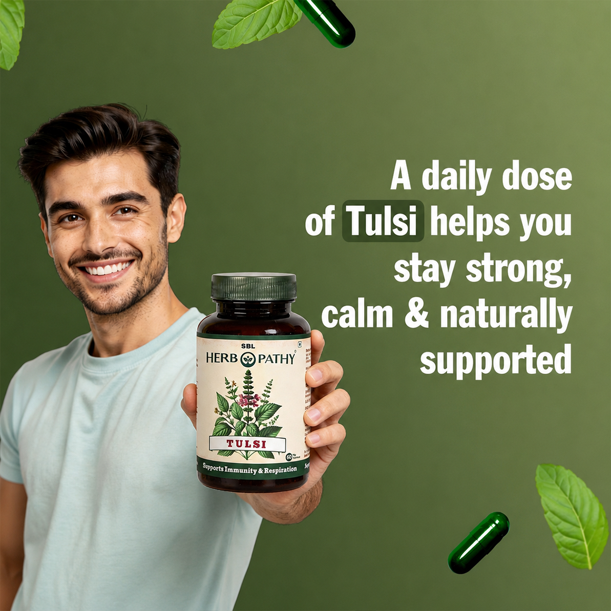 Buy Tulsi Veg Capsules Online for Natural Relief