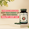 Vitamin B12 with Alfalfa – Supports Nerve Health and Natural Red Blood Cells Formation